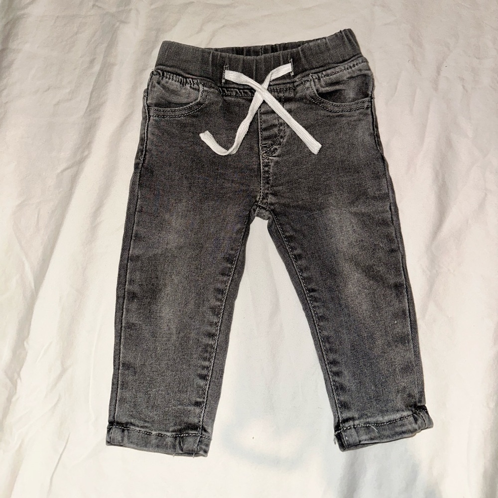 Lil Bipsy 6-12 month gray jeans